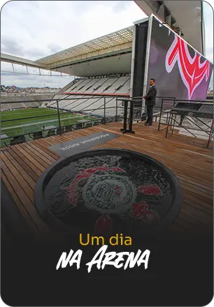 Tour especial e acesso a bastidores da Arena Corinthians por um dia