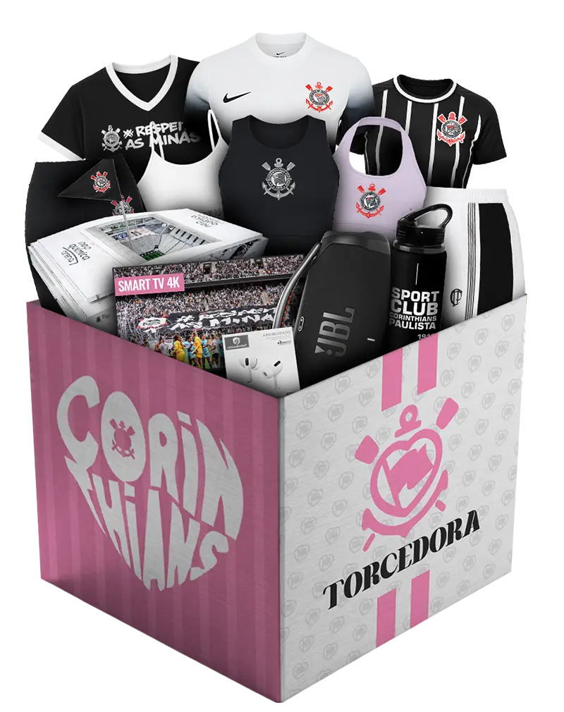 Box Fiel Torcedora - coleção feminina oficial com roupas esportivas e acessórios exclusivos